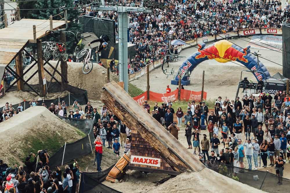 Emil Johansson performs at Red Bull Joyride in Whistler, Canada