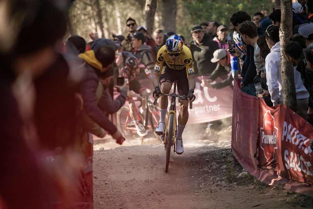 Wout van Aert (BEL/Jumbo - Visma) racing the Benidorm WorldCup Cross in Spain on 22 january 2023 // Kristof Ramon / Red Bull Content Pool // SI202301230132 // Usage for editorial use only //
